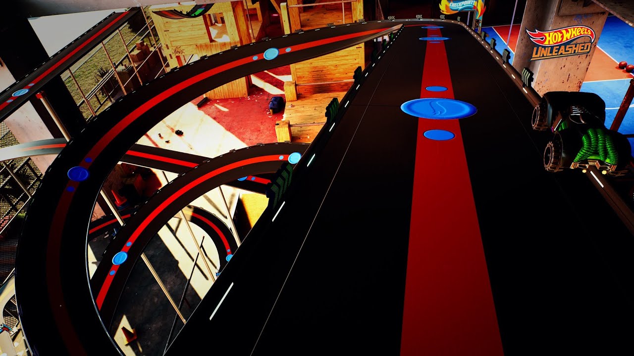 Hot wheels unleashed custom track: warios colosseum