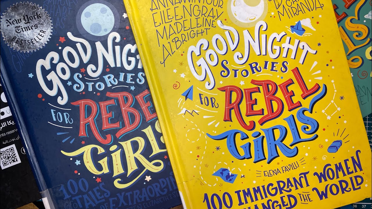 Good Night Stories For Rebel Girls (ALL 4 BOOKS) 400 Tales of Inspiring Women & Young Influencers 