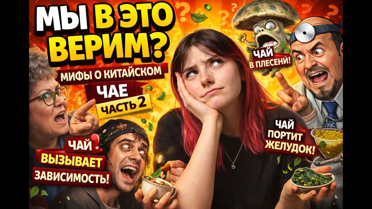 ТОП МИФОВ О КИТАЙСКОМ ЧАЕ (часть 2)