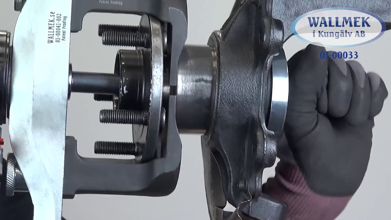 Compacte HBU 2.1 en HBU 3 wiellagers vervangen zonder beschadigen met Wallmek speciaal gereedschap