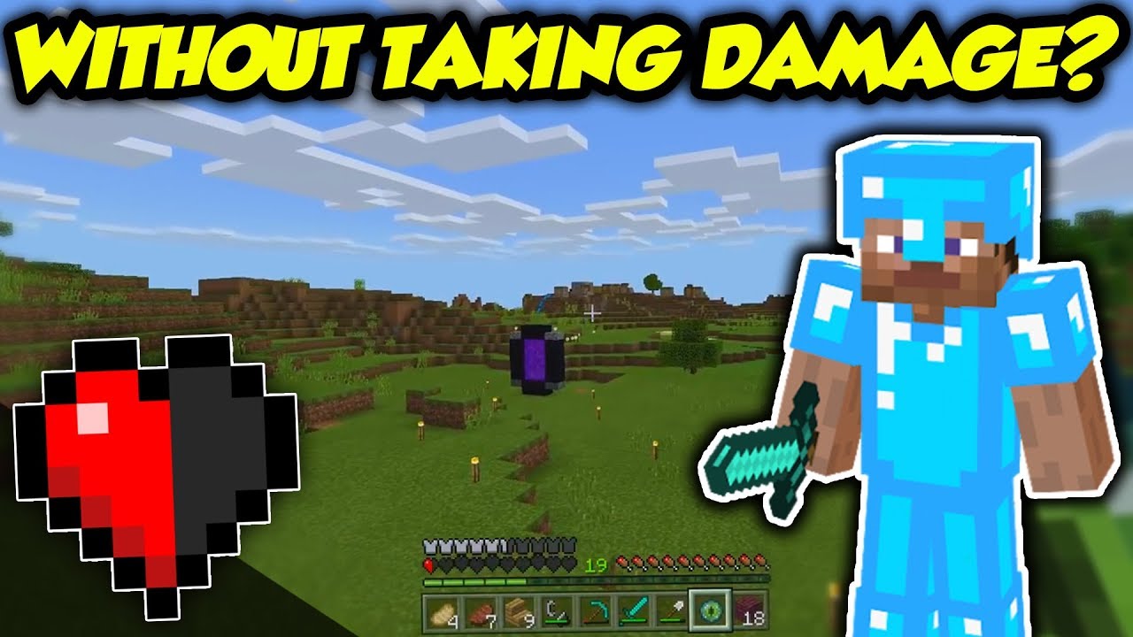 TESTED: Can You Beat Minecraft Without ANY DAMAGE?