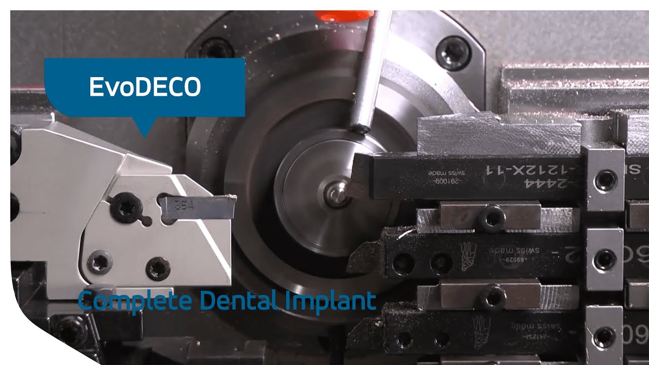 Tornos EvoDECO 16 - Complete Dental Implant