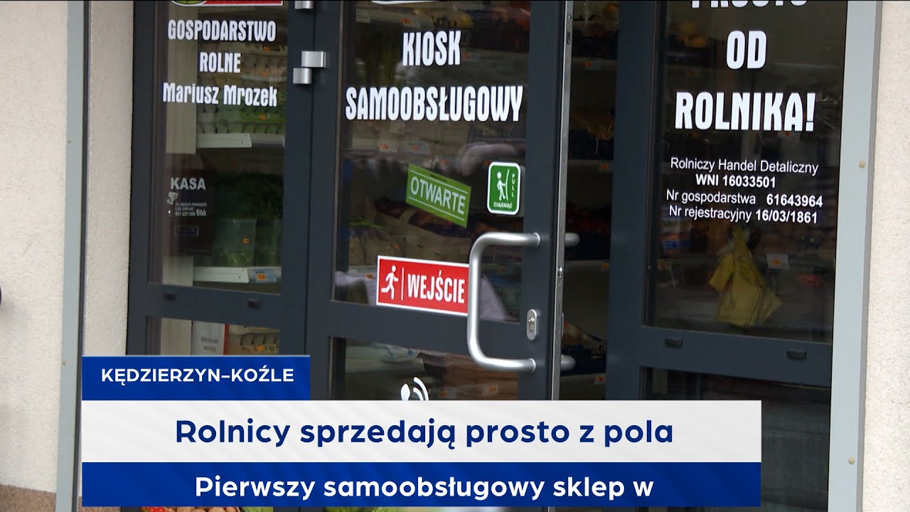 Rolnicy sprzedają prosto z pola. Pierwszy samoobsługowy sklep w Kędzierzynie-Koźlu.