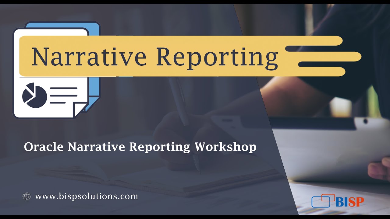 Oracle Narrative Reporting Workshop |Oracle Narrative Reporting Tutorial | Oracle Narrative Hands-On