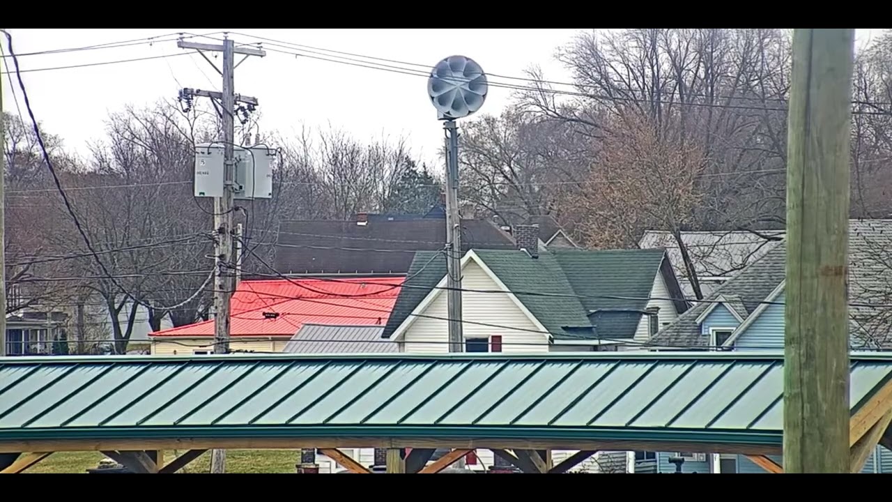 INDIANA STATEWIDE TORNADO DRILL) ACA T-128  ALERT 3 MINUTES Elkhart Indiana.