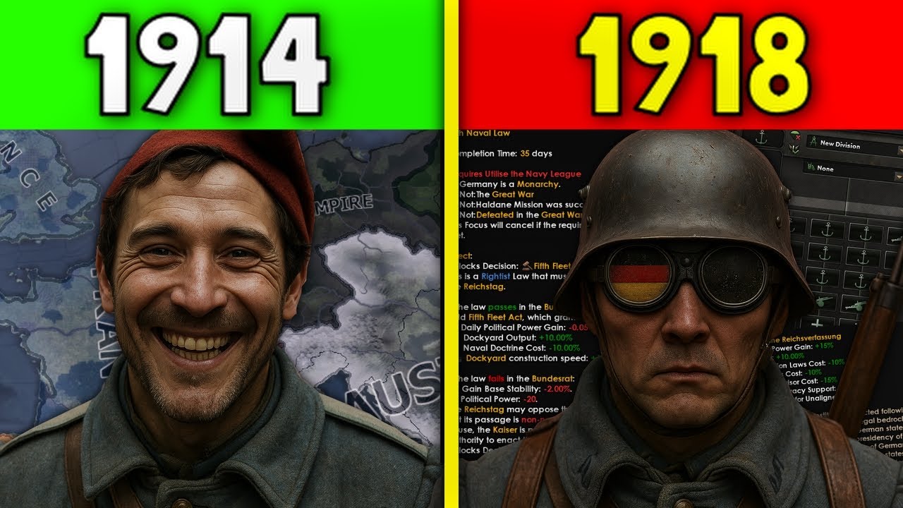 FRANCJA ZWYCIĘŻA W 1 WOJNIE ŚWIATOWEJ! HOI4 megakampania multiplayer (#2)