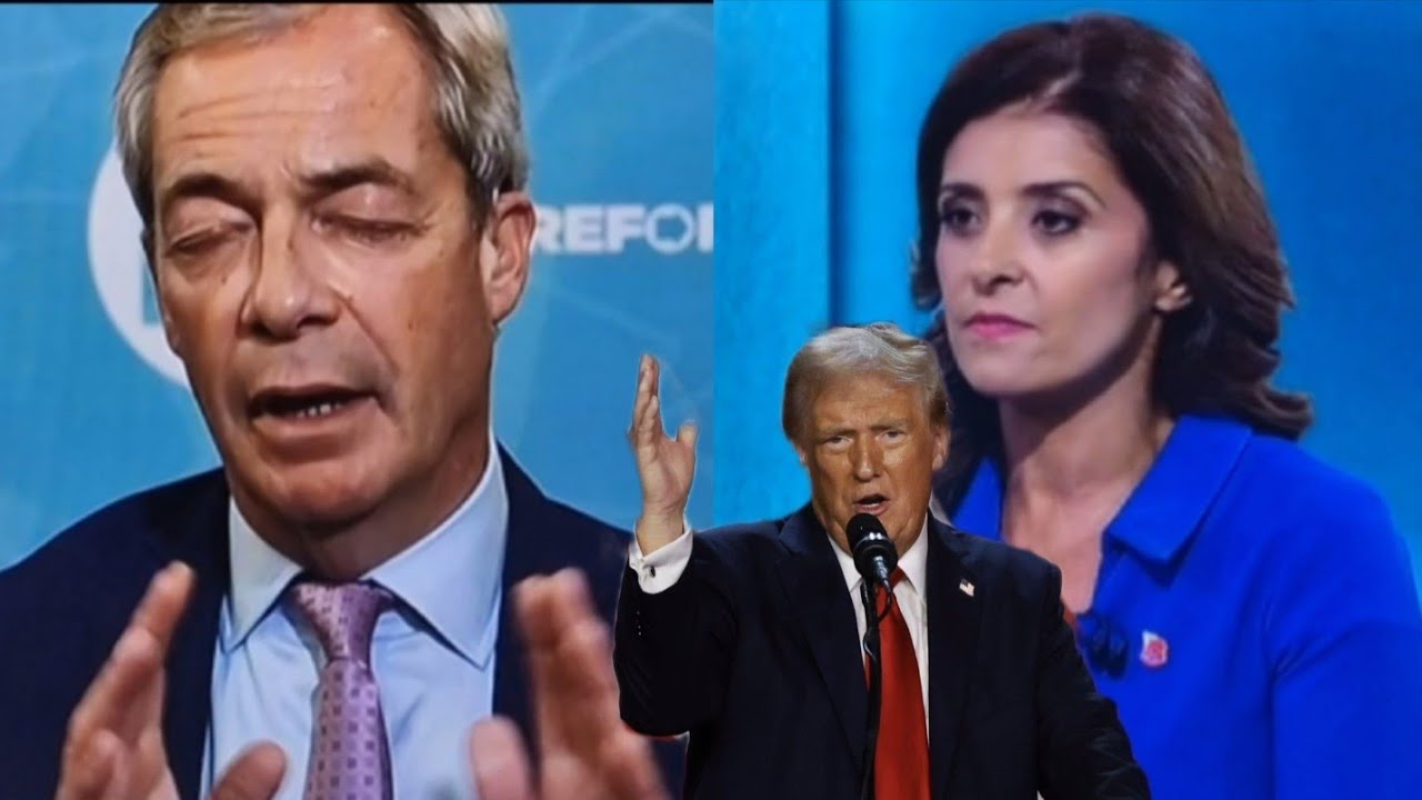Nigel Farage SCHOOLS anti-Trump Mainstream Media Host in Britain