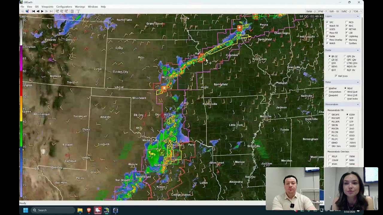LIVE RADAR UPDATE: Storms Firing for Texas, Oklahoma, Kansas, and Illinois