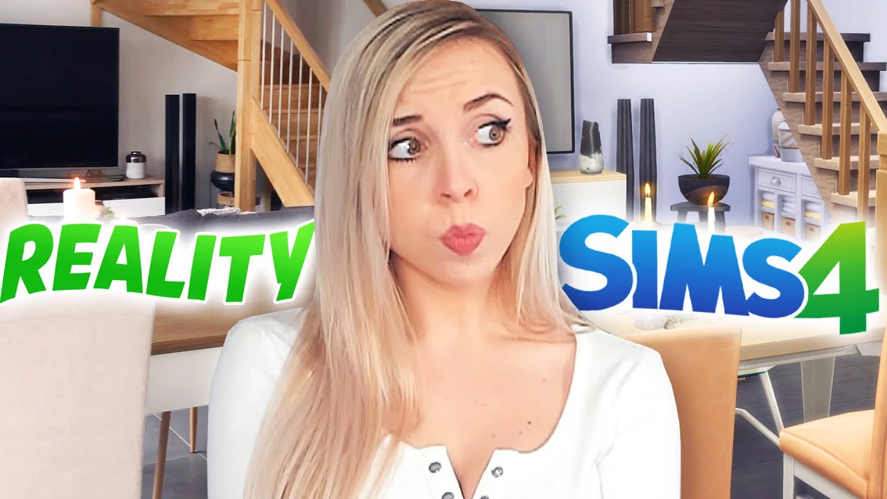 HOUSE TOUR SIMS 4 VS REALITY !