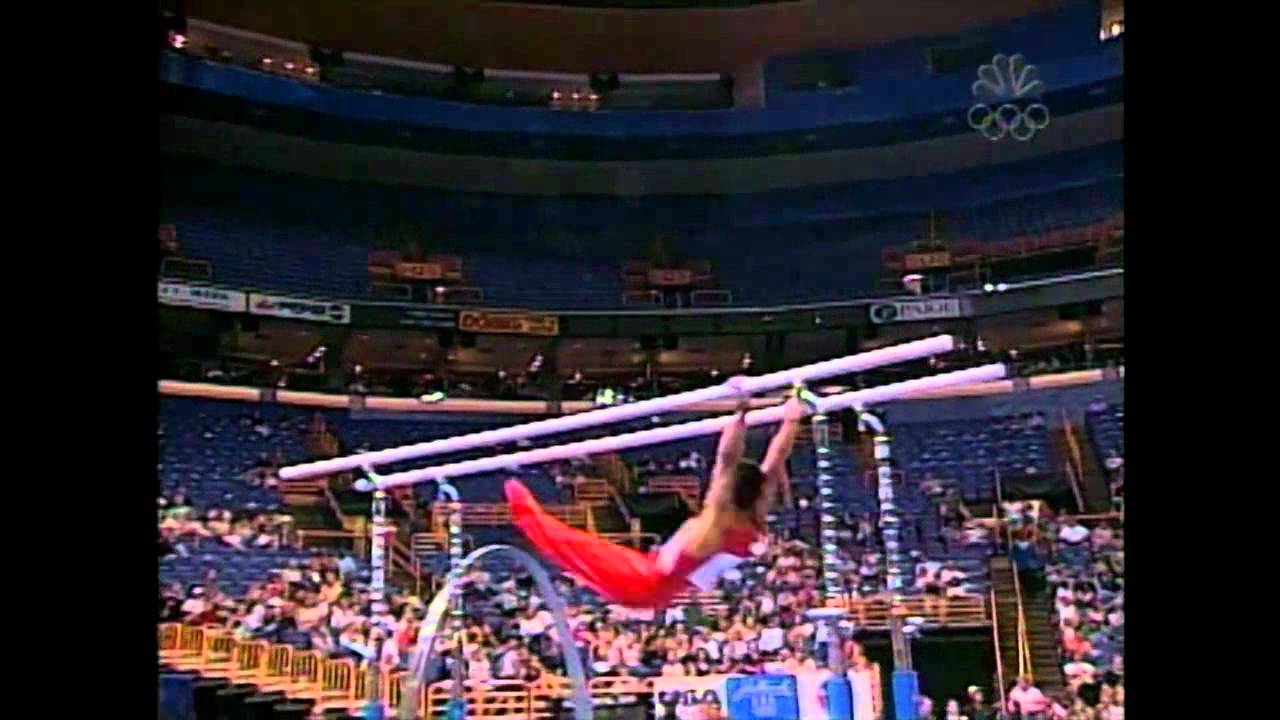 Raj Bhavsar - Parallel Bars - 2000 US Championships - Day 2