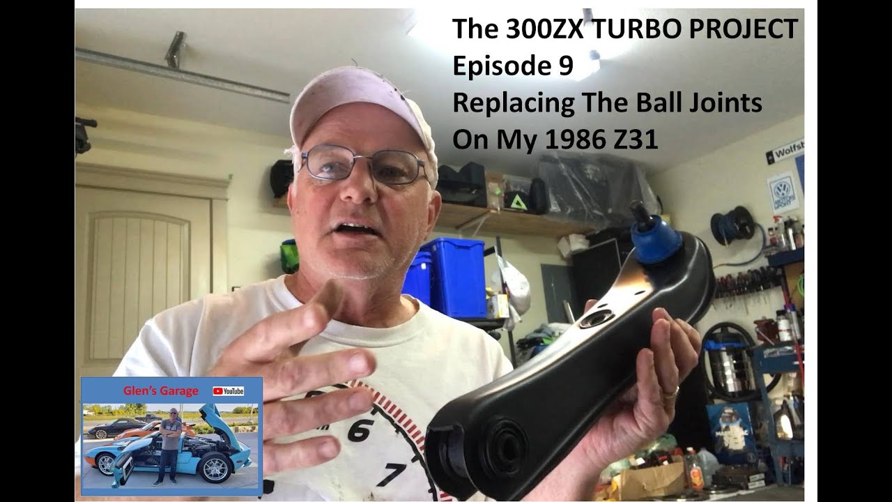 The 300ZX Turbo Project  -Episode 9-  Replacing the ball joints on my 86 Z31