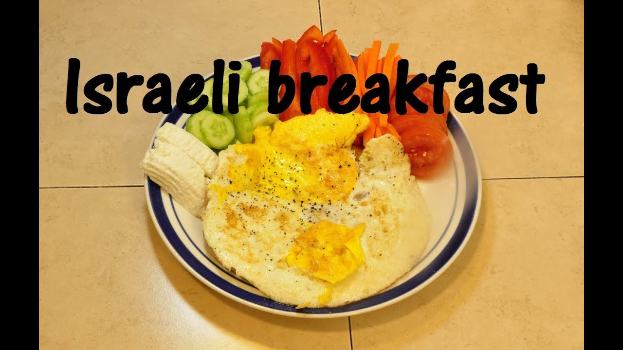 Israeli breakfast - mcPitta with eggs