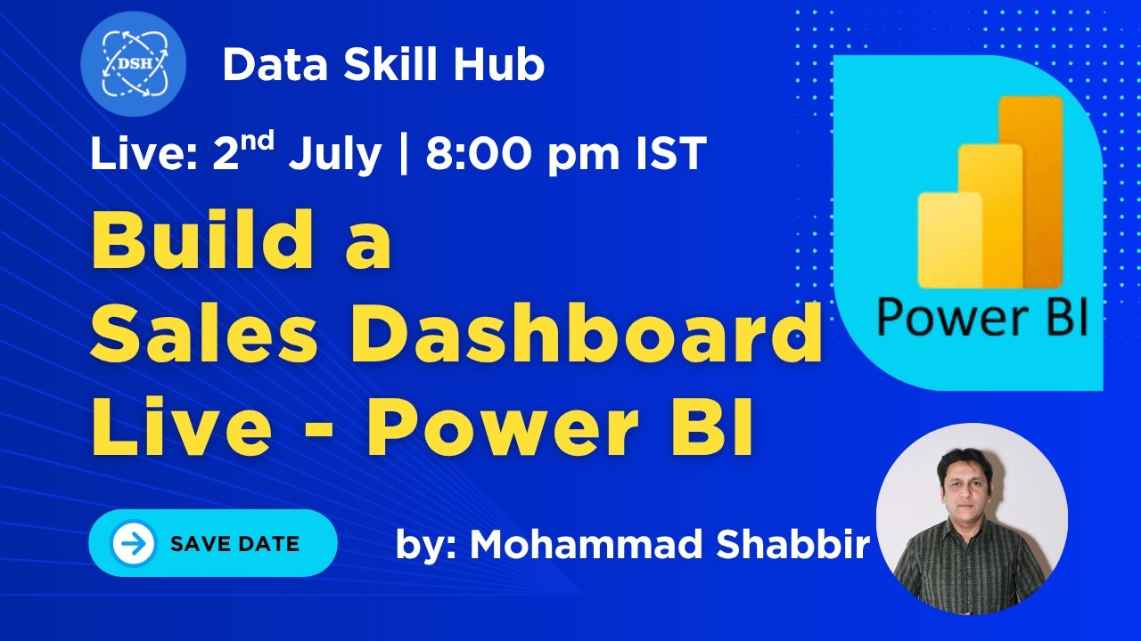 Power BI Live Training: Sales Dashboard from Scratch (Data Cleaning to Visualization)
