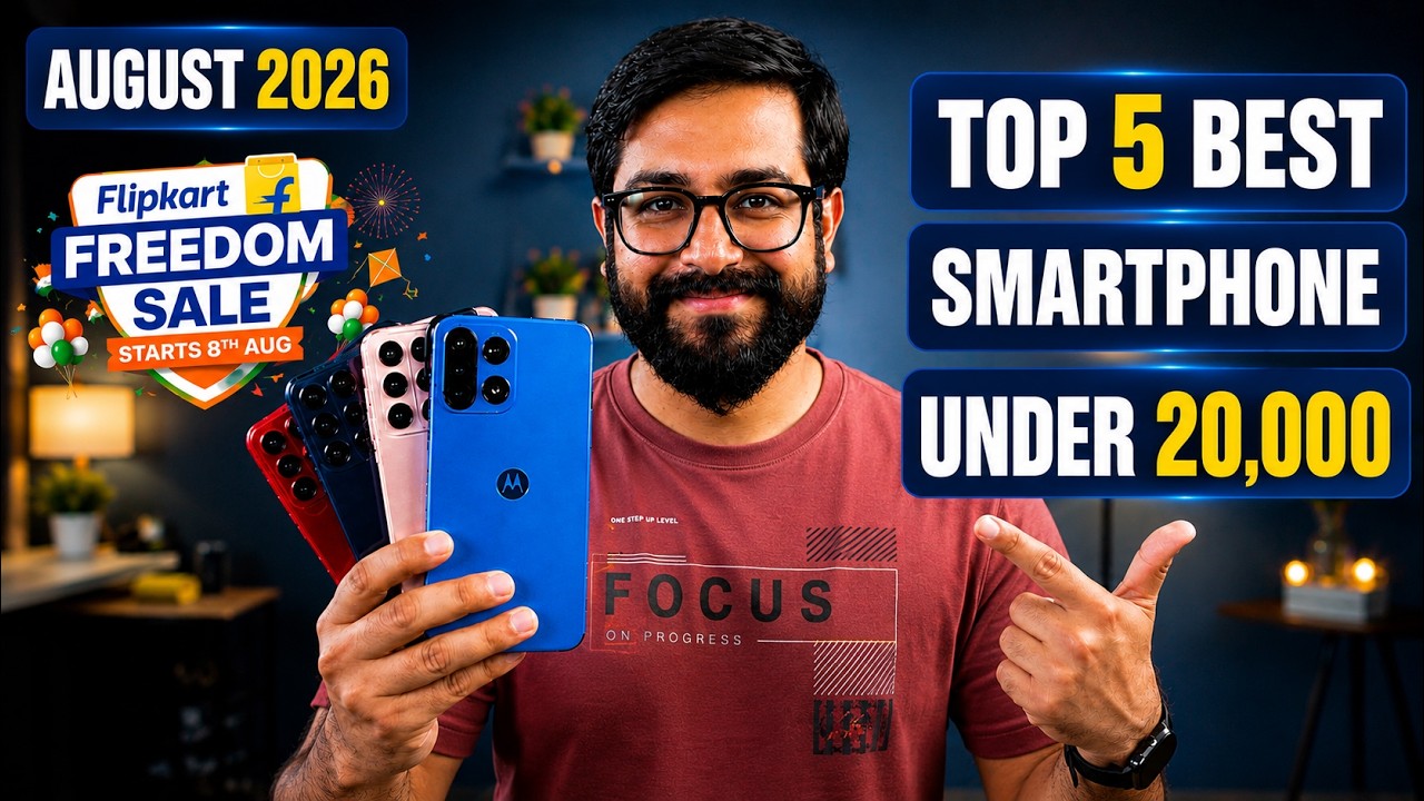 Top 5 Best Phone Under 20000 in Flipkart Freedom Sale August 2026 & Amzon  Sale