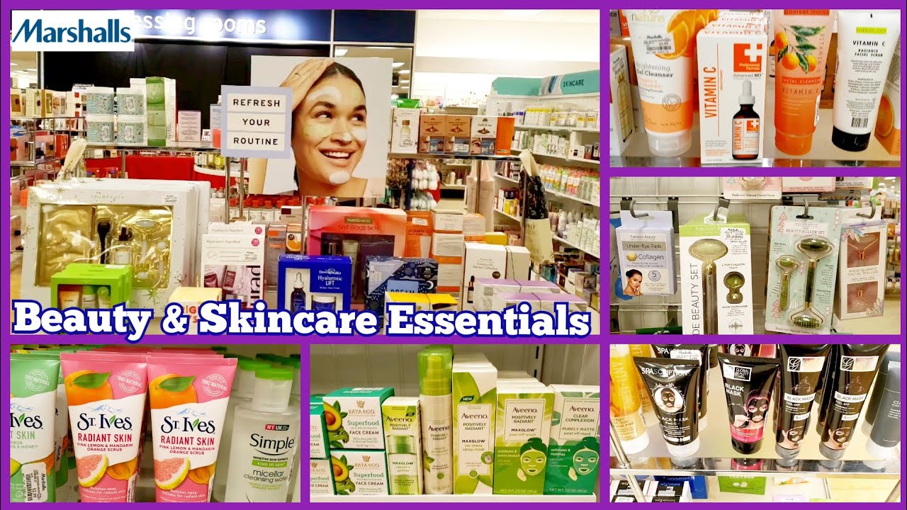COME SHOPPING WITH ME AT MARSHALLS BEAUTY & SKINCARE ESSENTIALS 2021
