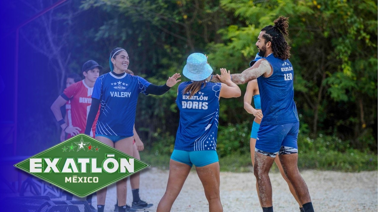 ¡Los azules arrasan en el Duelo Colosal 🎉🔵 El marcador: 8️⃣ - 1️⃣ | Exatlón México 2026