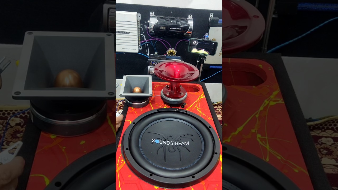 The difference in the sound of tweeters #testing #automobile #tweeter #speaker #caraudio  #audio