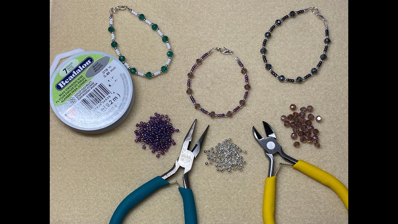 How to make a bead bracelet with a clasp