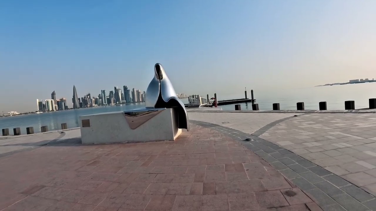 Qatar 24: Al corniche morning cycling