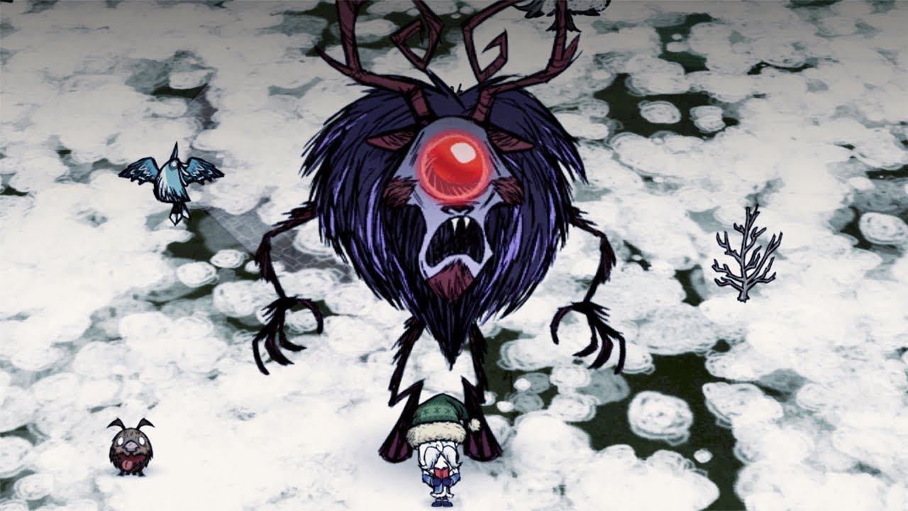 Don't Starve Together: Winter&rsquo;s Feast - Deerclops Boss [No Damage]