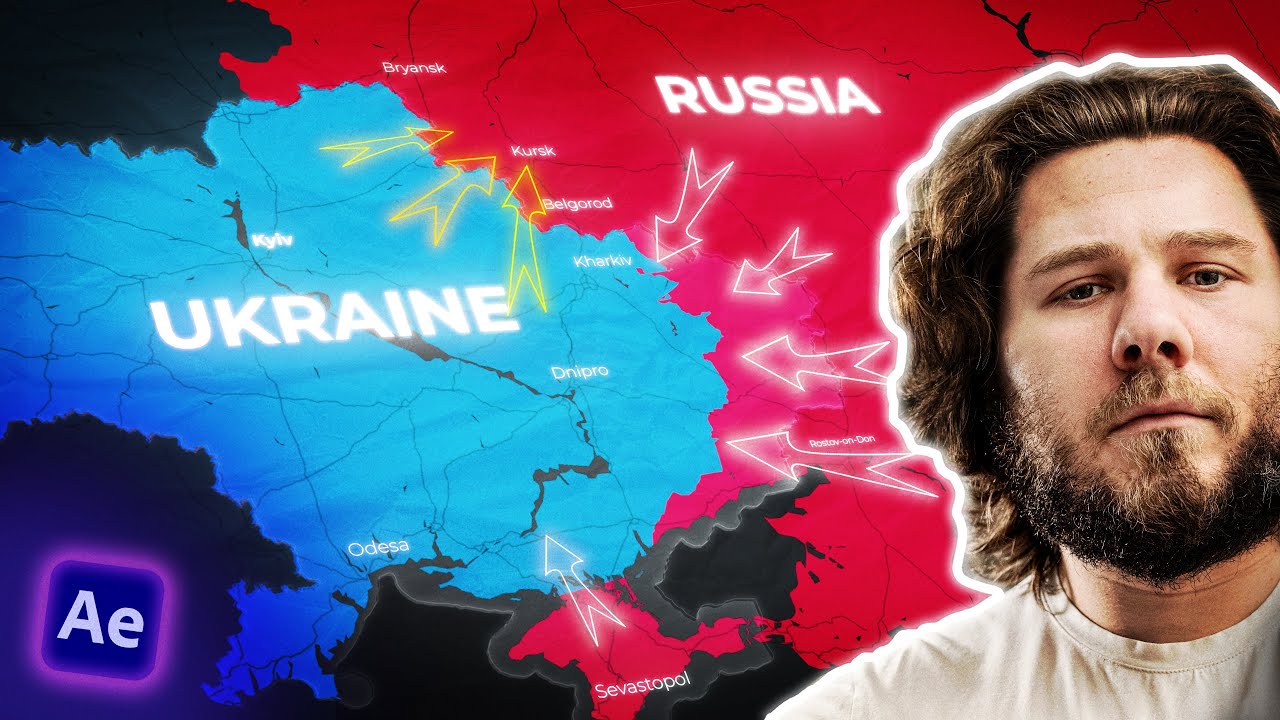 How to Make a Conflict Map Animation like Johnny Harris [After Effects tutorial]