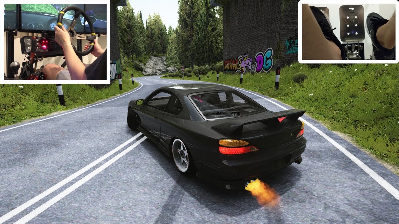 Drifting Nissan Silvia S15 at Fort Curva - Assetto Corsa 4K