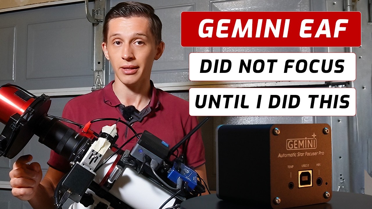 У меня возникла проблема с электронным фокусером Gemini?