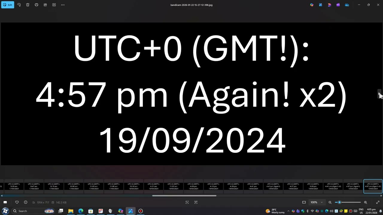 When ooo 000 isn't home but it's UTC or GMT!