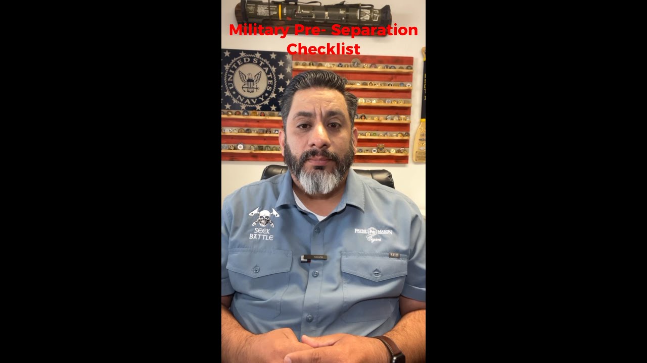 Military Separation Checklist