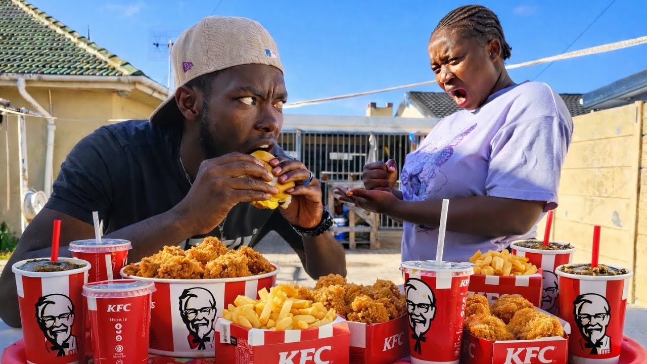 ROCK PAPER SCISSORS FAST FOOD CHALLENGE🍟🍗// BAD IDEA😬#roadto15k 