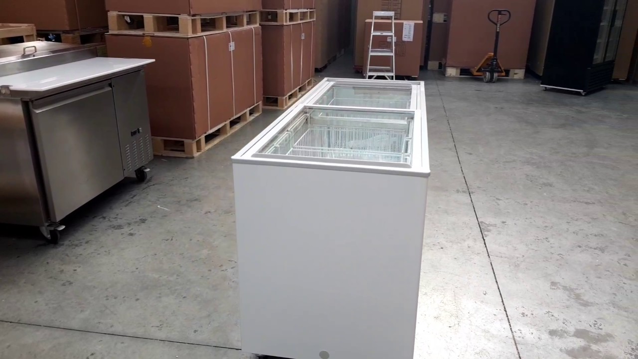 Sliding Glass Top Freezer. 500L.