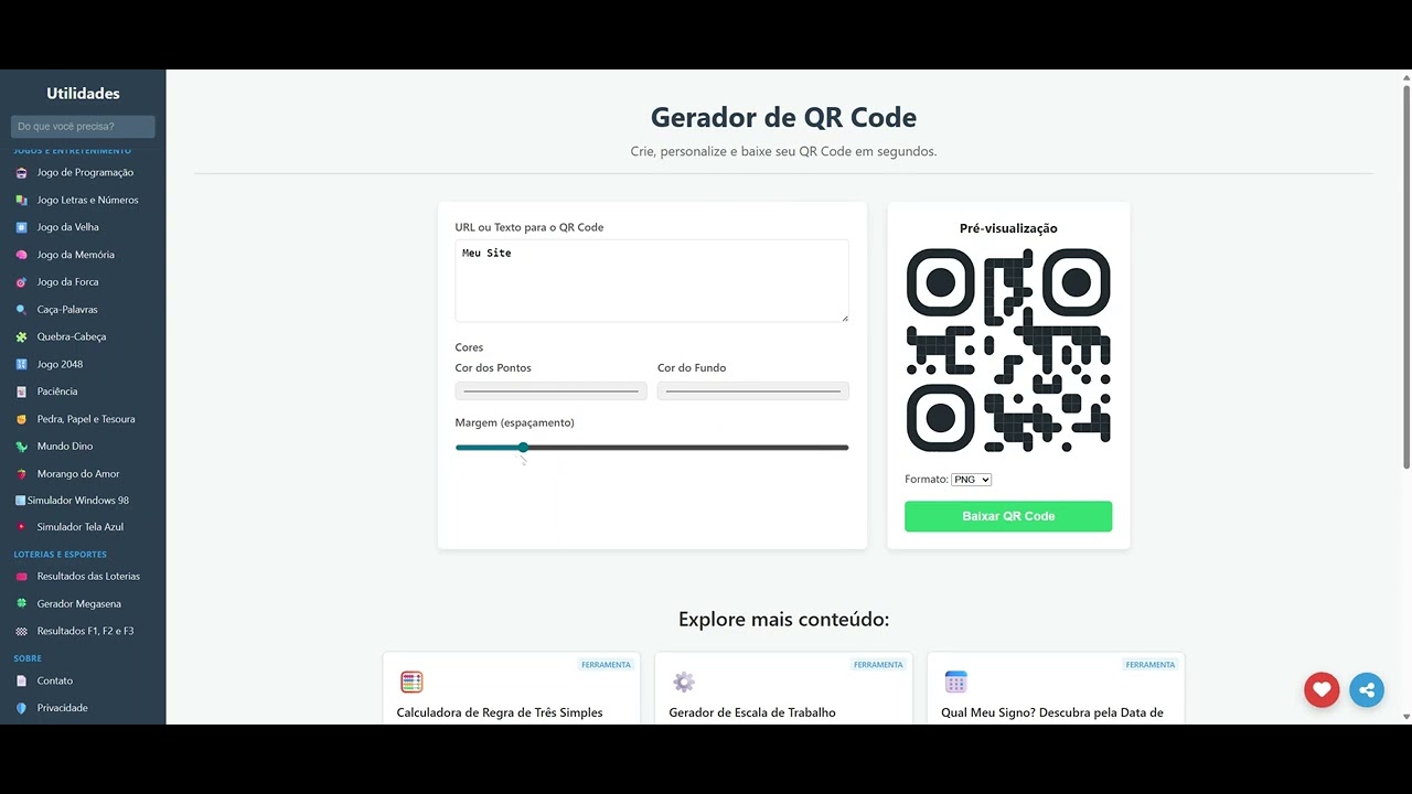 Como Gerar QR Code F&aacute;cil Online