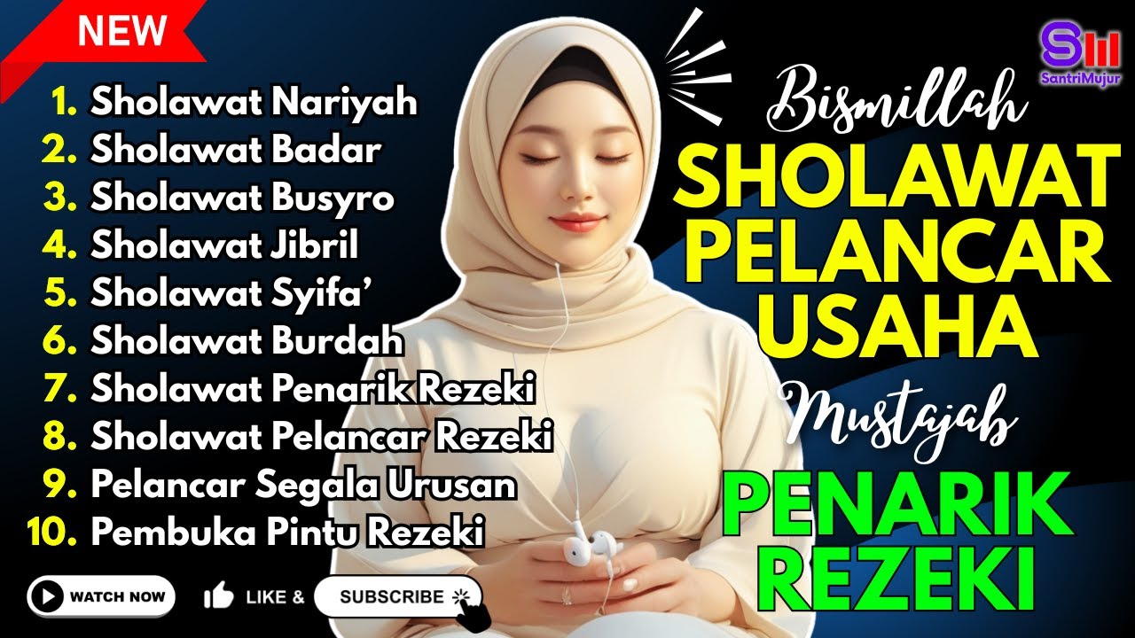 SHOLAWAT TERBARU 2026 | SHOLAWAT NABI PENARIK REJEKI | Sholawat Nariyah, Sholawat Busyro, Jibril