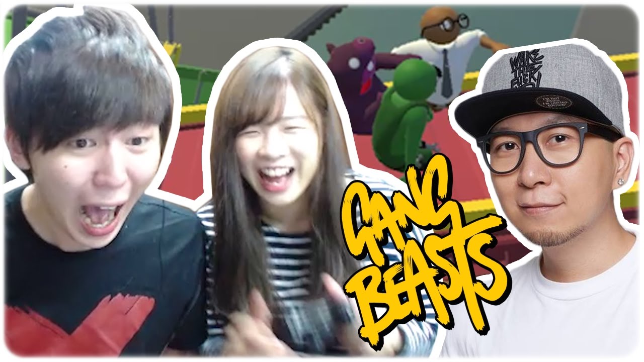 夾攻大J！我要報2年前既仇！！笑死啦救命啊！！►Gang Beasts EP3 ∥ Ft. Jason Hidy  [Hins Plays]