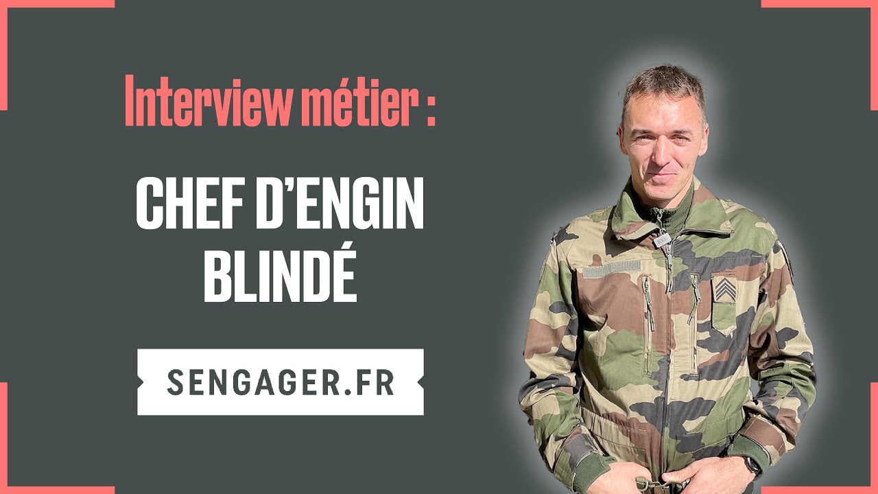 Maréchal des logis-chef Mickaël, chef d’engins blindés