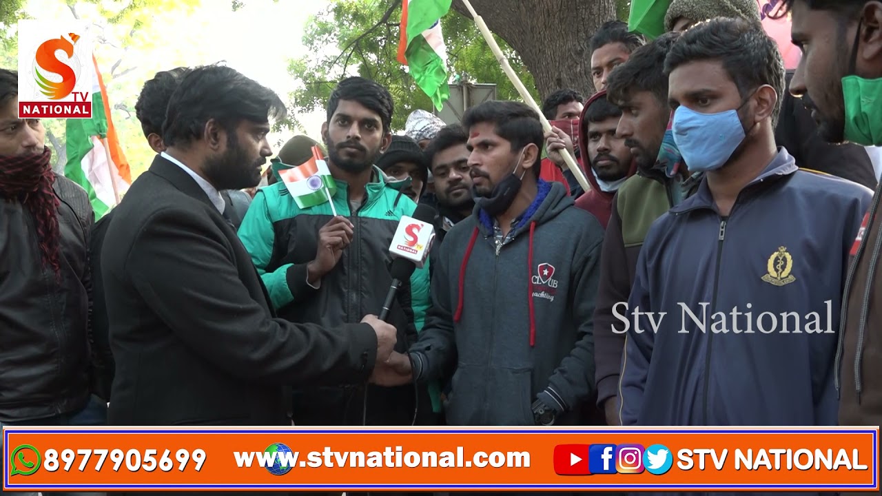Stv National ||Delhi||SSC GD 2018 || Stv National ||JANTARMANTAR DHARNA ||SURAKSH || protest ||