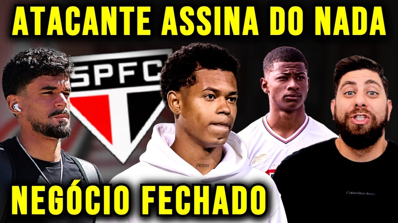 NEGÓCIO FECHADO SIM!!! SÃO PAULO TEM MARTELO BATIDO POR TALENTO RARO! SPFC BOMBÁSTICO!