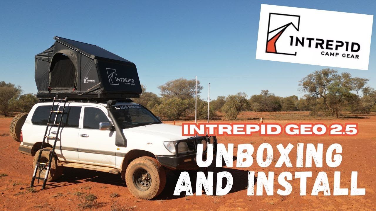 Intrepid Geo 2.5 Roof Top Tent | Unboxing and Install on my 105 Series Landcruiser