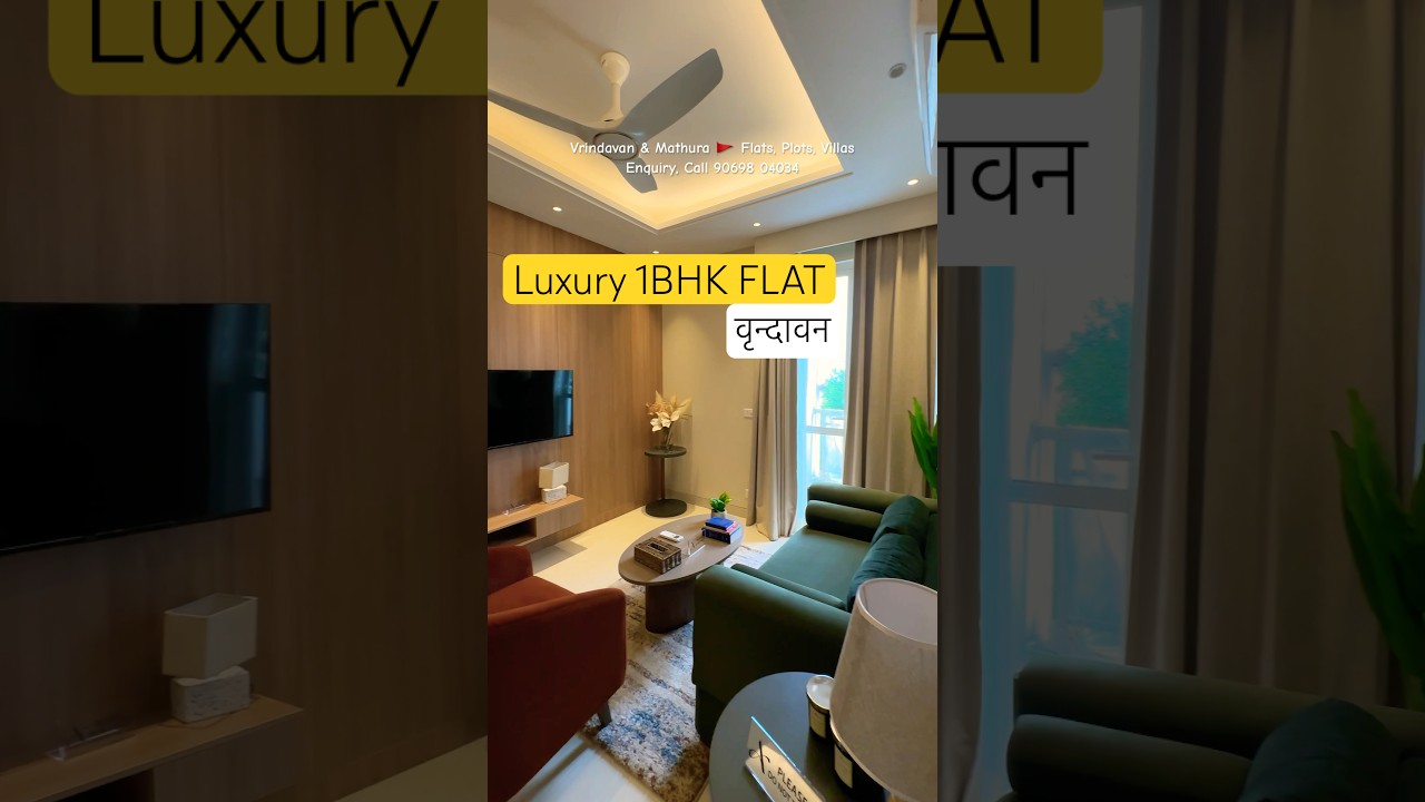 1BHK Luxury Flats in Vrindavan near Prem Madir #vrindavanproperty