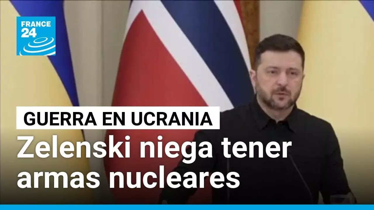 Zelenski reitera que las acusaciones del Kremlin sobre armas nucleares en Ucrania son falsas