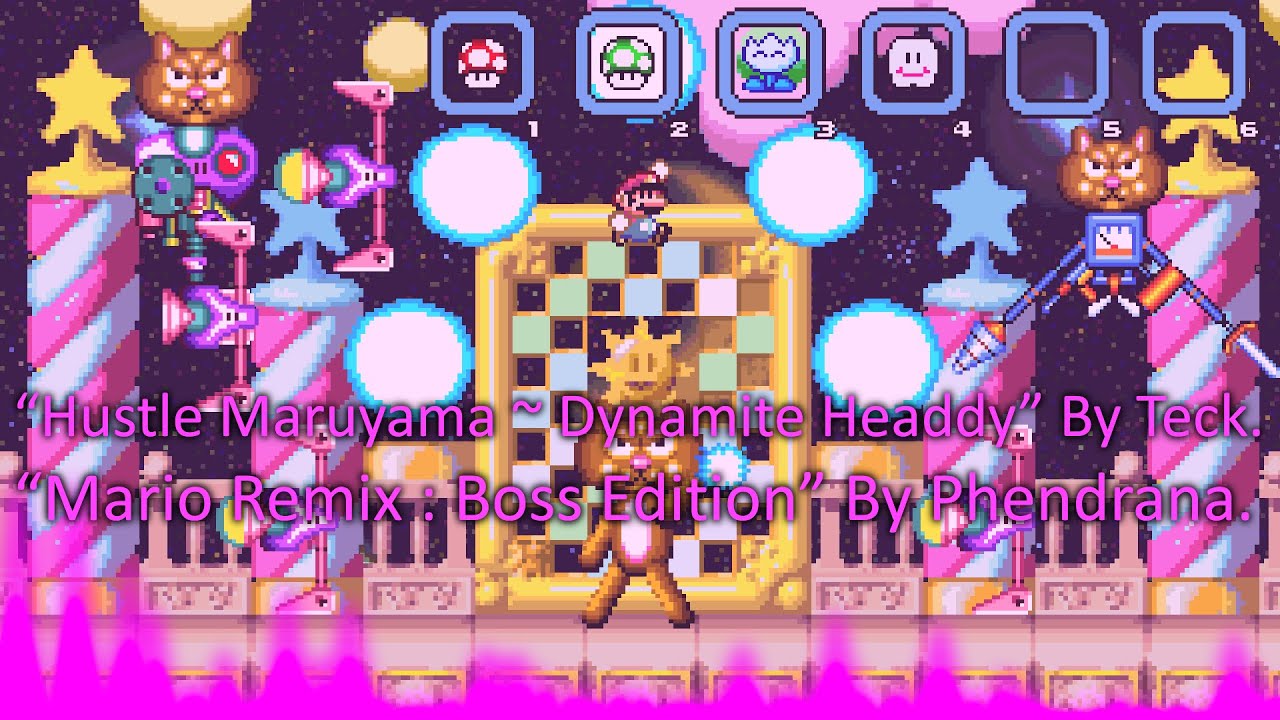 Mario Remix: Boss Edition ~ Hustle Maruyama (Dynamite Headdy) SOUNDTRACK!