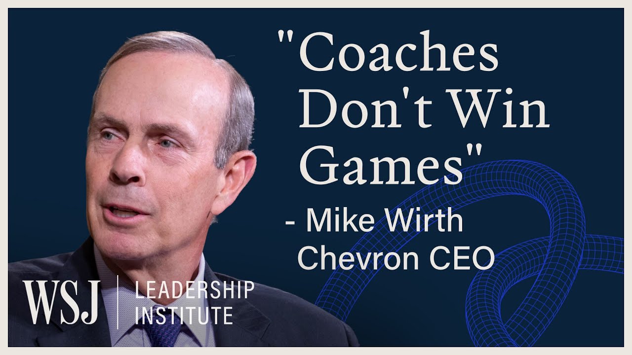 Chevron CEO on Geopolitical Shocks Reshaping the Global Market | WSJ Leadership Institute