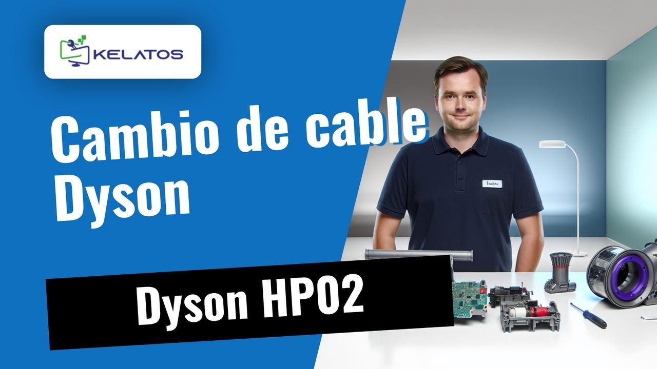 ¿Cable dañado en tu Dyson HP02? 🛠️ Cambio de cable