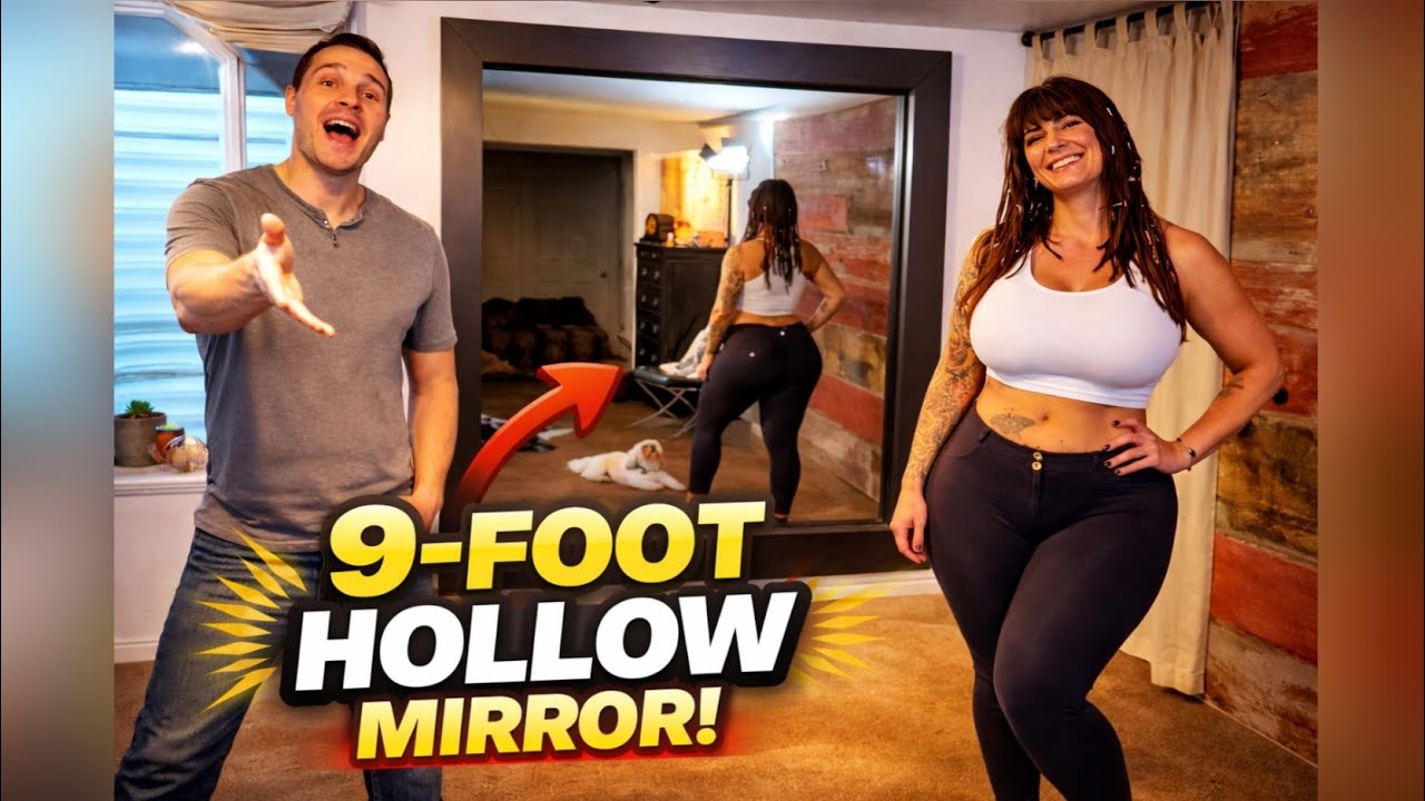 Making A Huge Mirror Frame Using Hollow Construction!