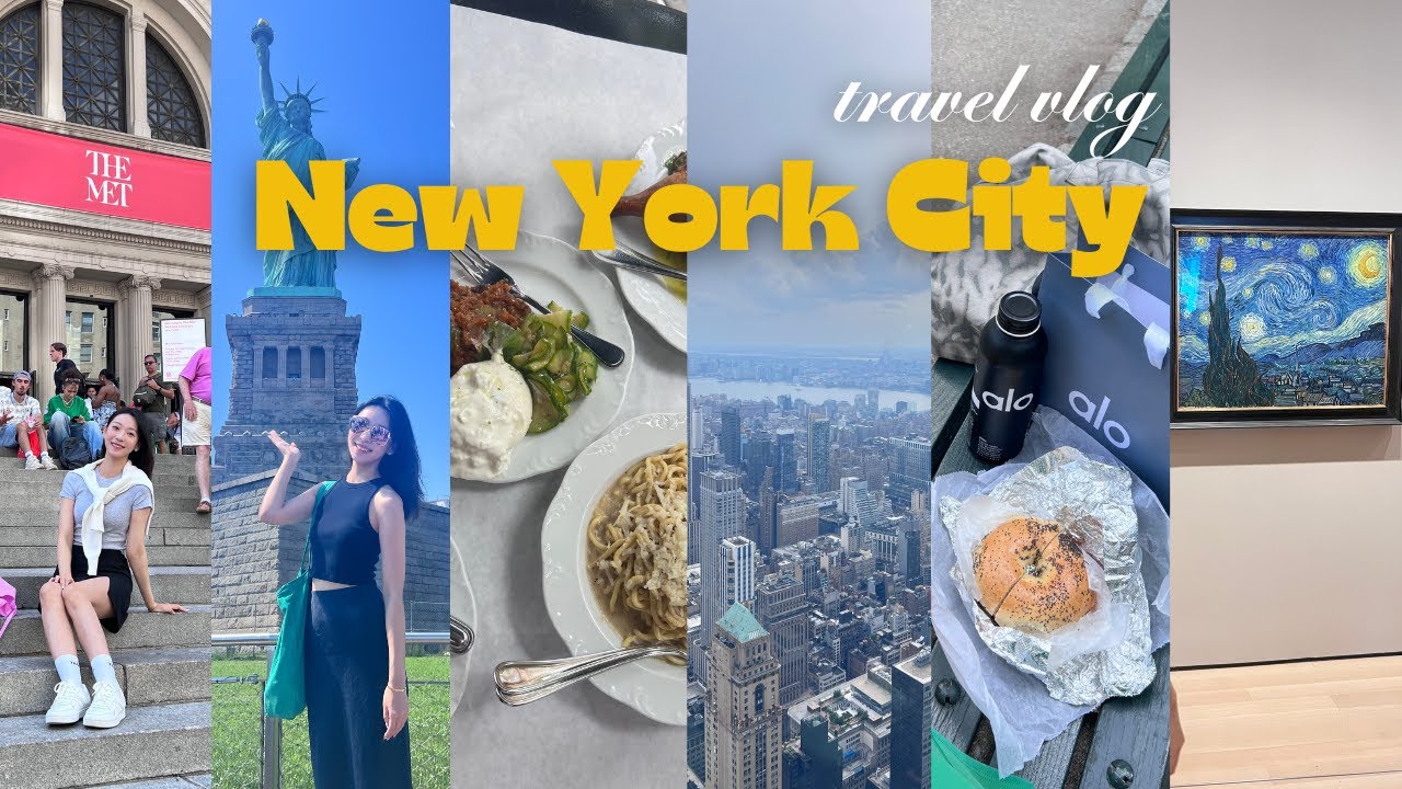 NEW YORK VLOG🇺🇸🍎🗽2 weeks in nyc, what i ate, where to visit, full itinerary | Anna Wang