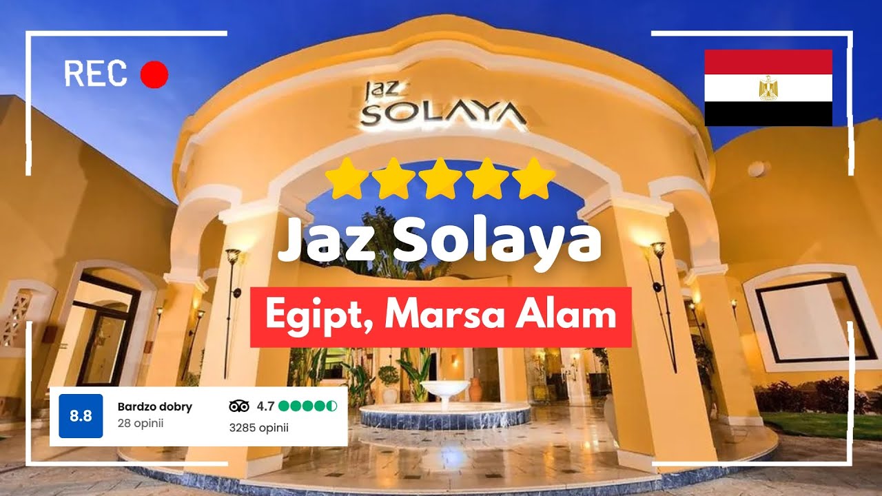 🇪🇬 Jaz Solaya 5* &ndash; rafa, aquapark i rodzinne wakacje, Marsa Alam, Egipt #wakacje #egipt