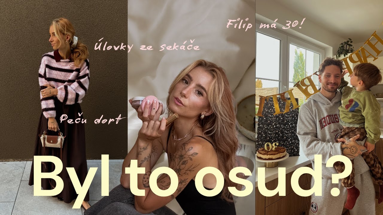 BYL TO OSUD? // jak jsme se poznali, úlovky ze sekáče & peču dort!