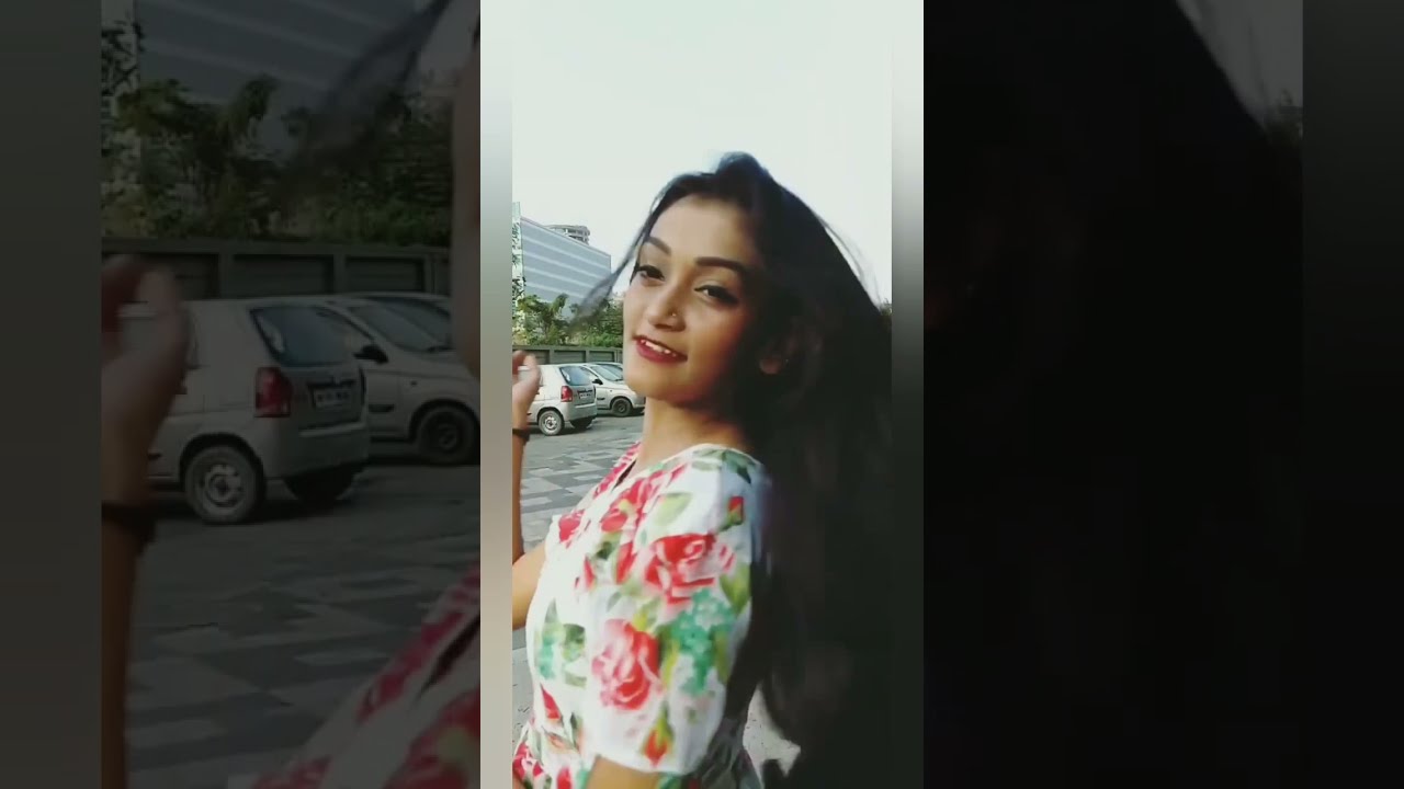Beautiful Rapunzel soundarya Bhardwaj knee length longhair video//Tiktok video #short video// Viral