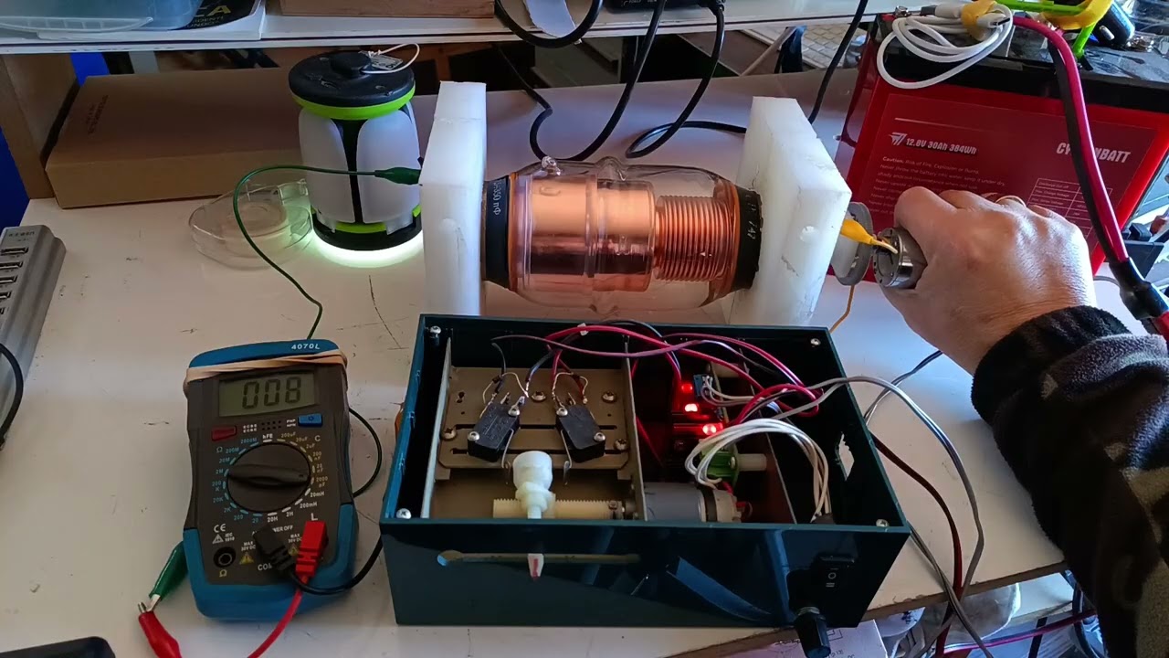 Condensador de vacio y controlador para Loop Magnetica Vacuum capacitor and controller for magnetic