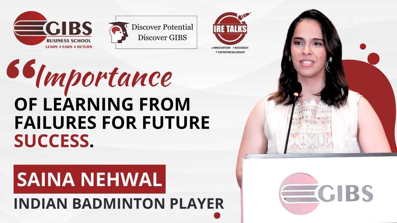 Saina Nehwal's Inspiring Speech at GIBS IRE Conference 2025 | GIBS Business School, Bangalore
